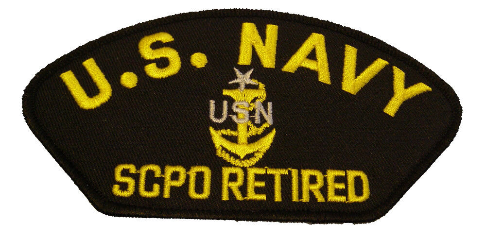 U S NAVY SCPO RETIRED with SEAL PATCH - Color - Veteran Owned Business