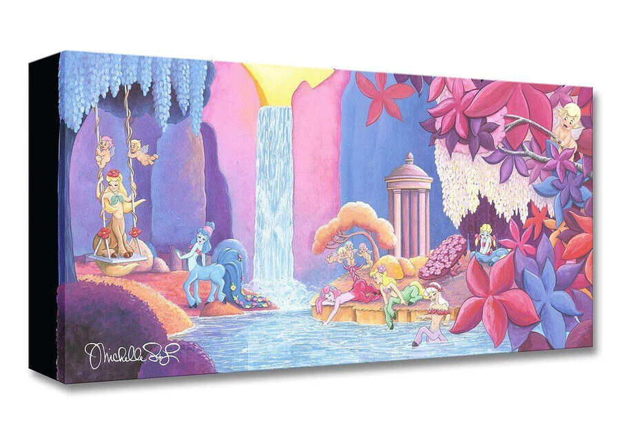 Disney Fine Art Treasures Canvas-Garden of Beauty-Fantasia-Michelle St. Laurent