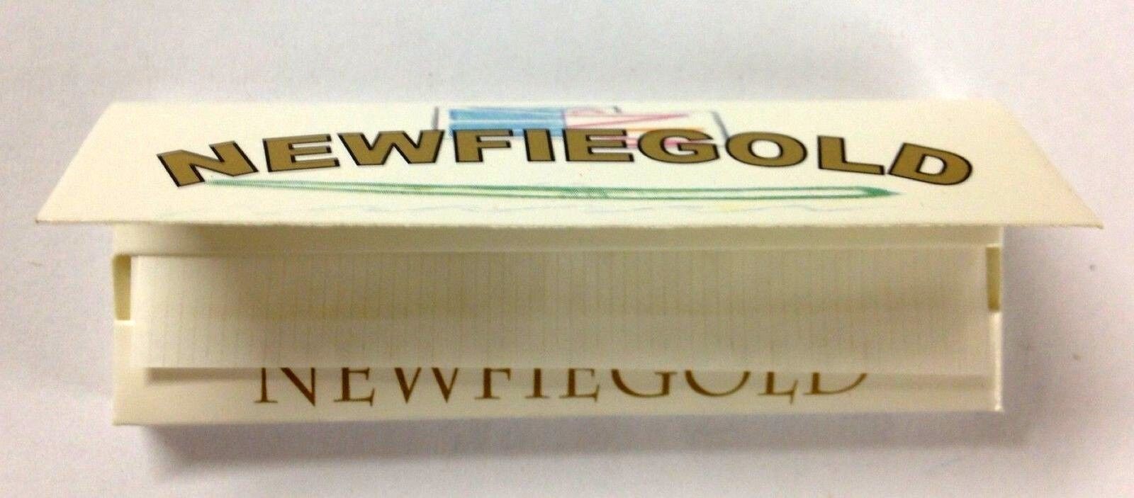 25 BOOKLETS OF 50 NEWFIEGOLD ROLLING PAPERS 1250 SHEETS
