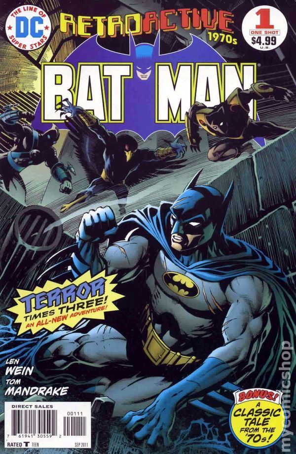 DC Retroactive Batman The 70s #1 FN+ 6.5 2011 Stock Image