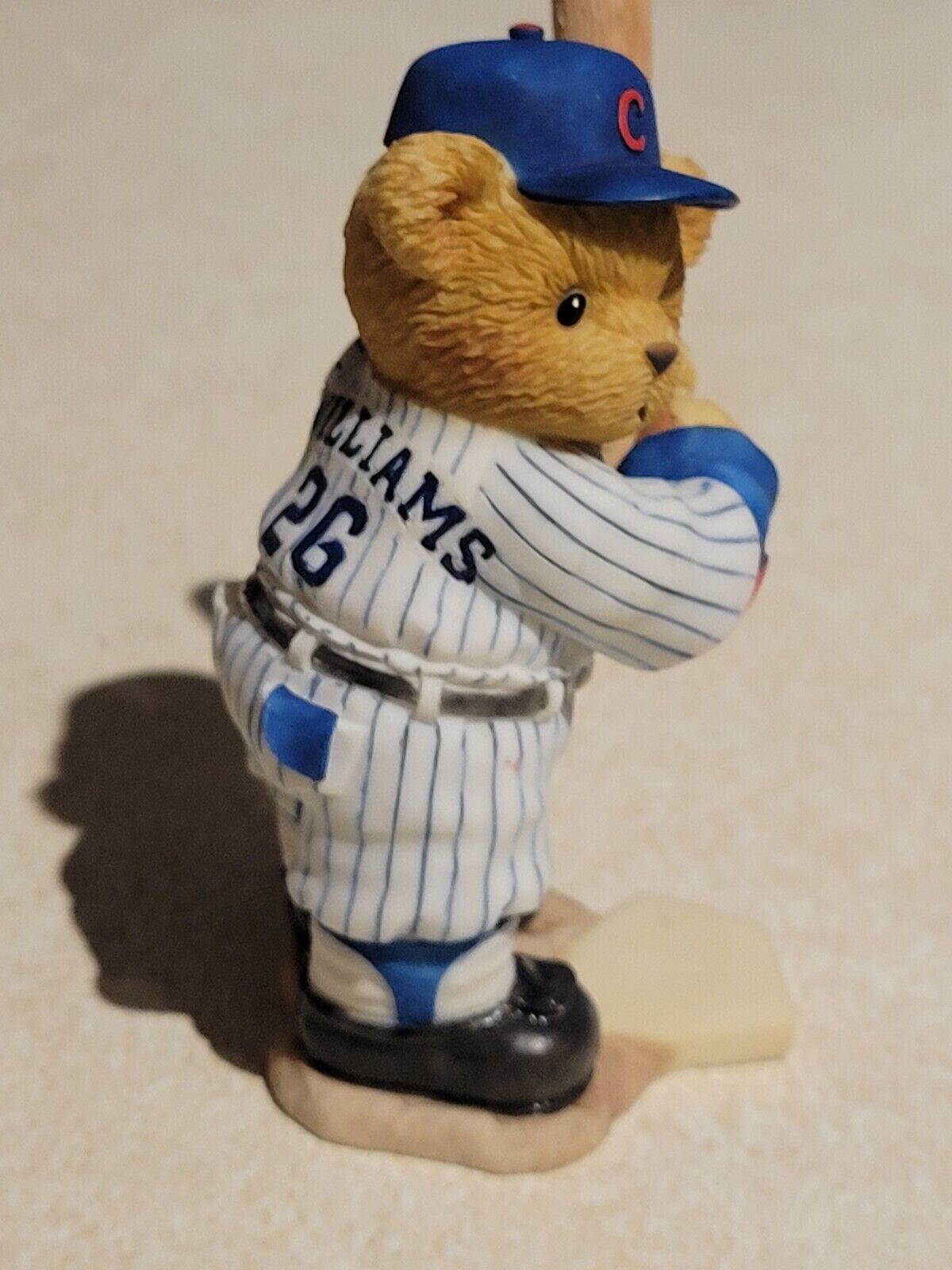 Cherished Teddies BILLY WILLIAMS Chicago Cubs Exclusive 2002 Baseball Figure