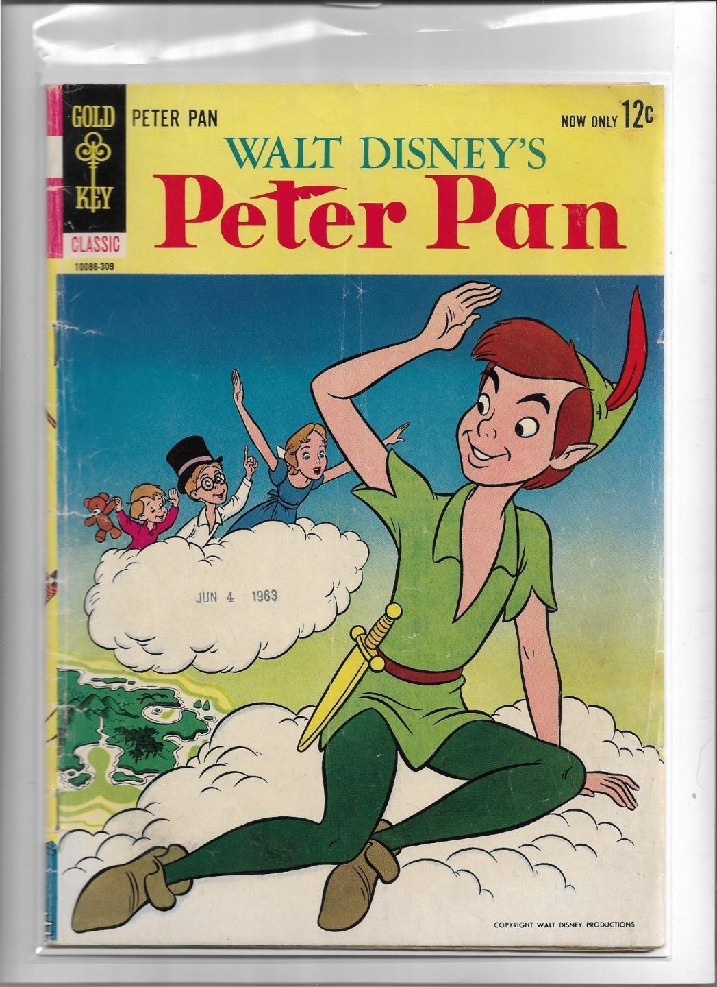 WALT DISNEY'S PETER PAN #1 1963 VERY GOOD 4.0 3942