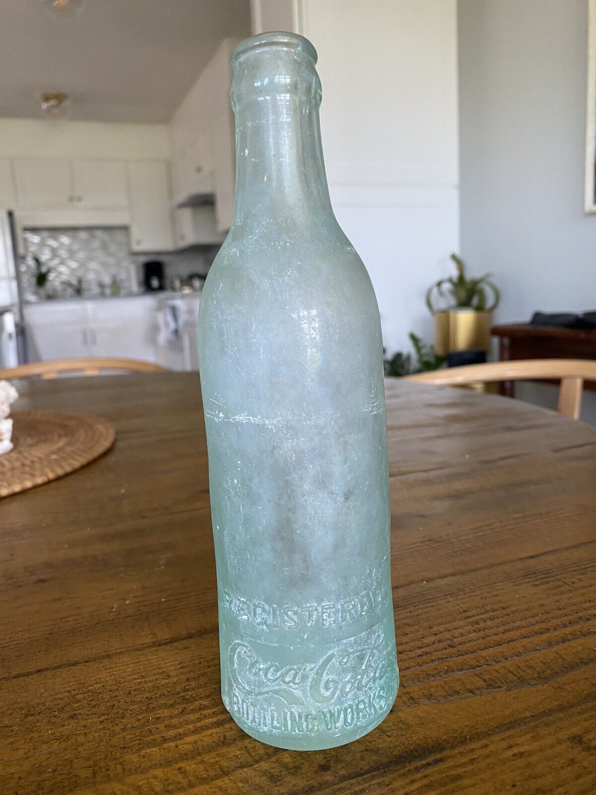 Vintage Embossed Coca-Cola Bottle From New Bern North Carolina