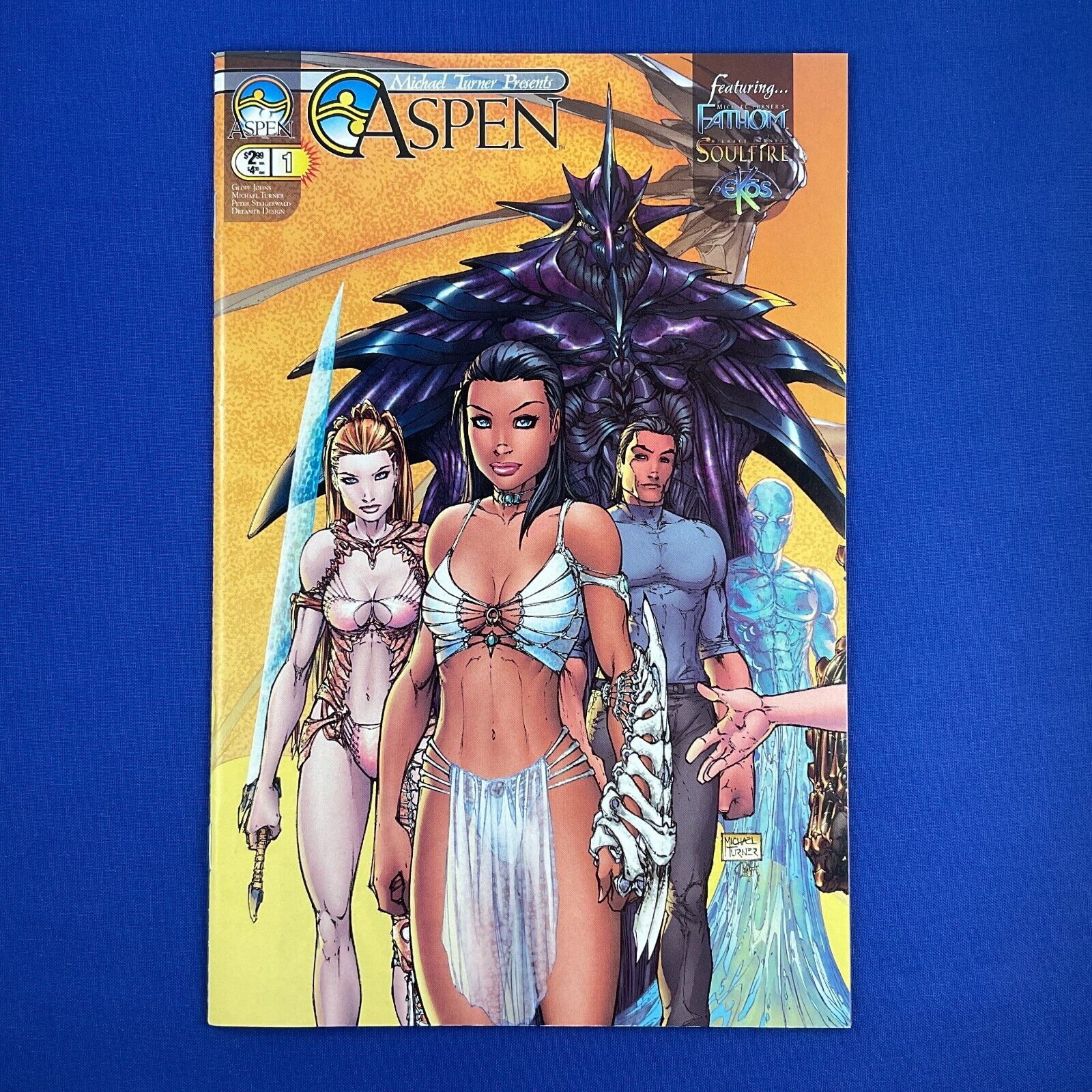 Michael Turner Presents ASPEN #1 Featuring Fathom Soulfire Ekos 2003 Comic Book