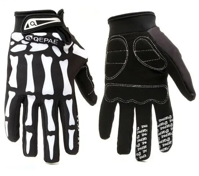 Tactical gloves with skeleton hands Ghost