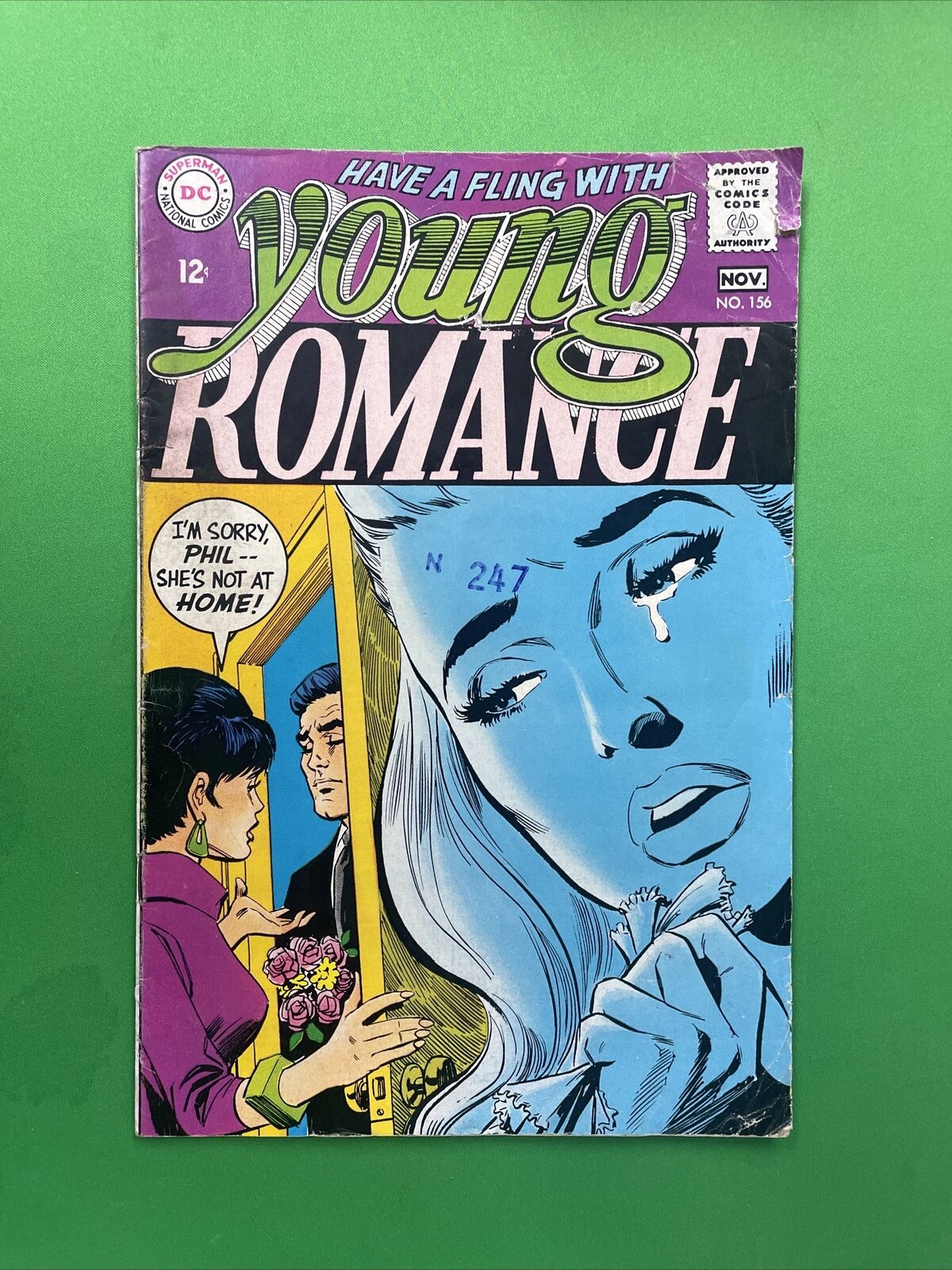 Young Romance #156 DC Comics NOV 1968
