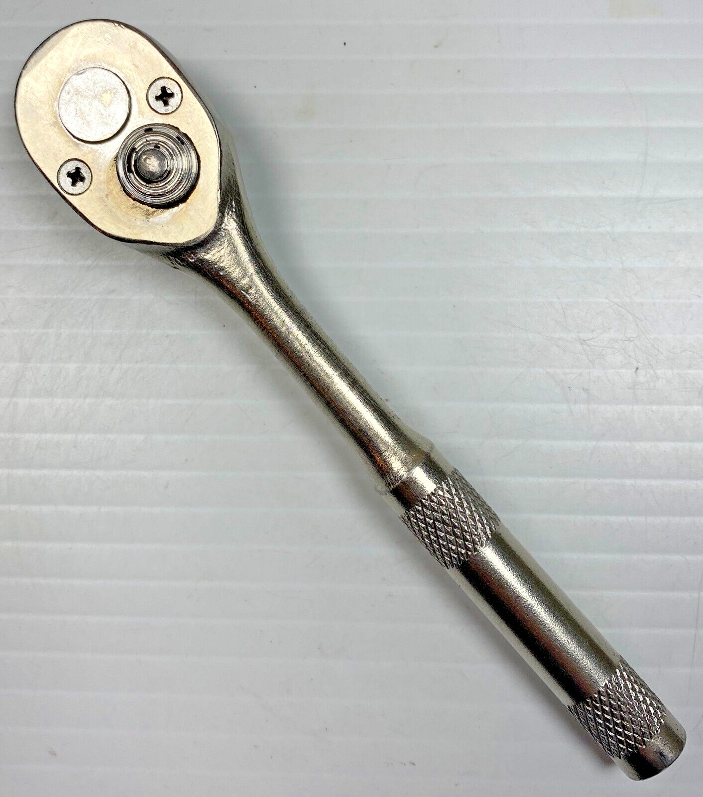 Rare Vintage HERBRAND VAN-CHROME M-5 Reversible  Ratchet Wrench 1/4\