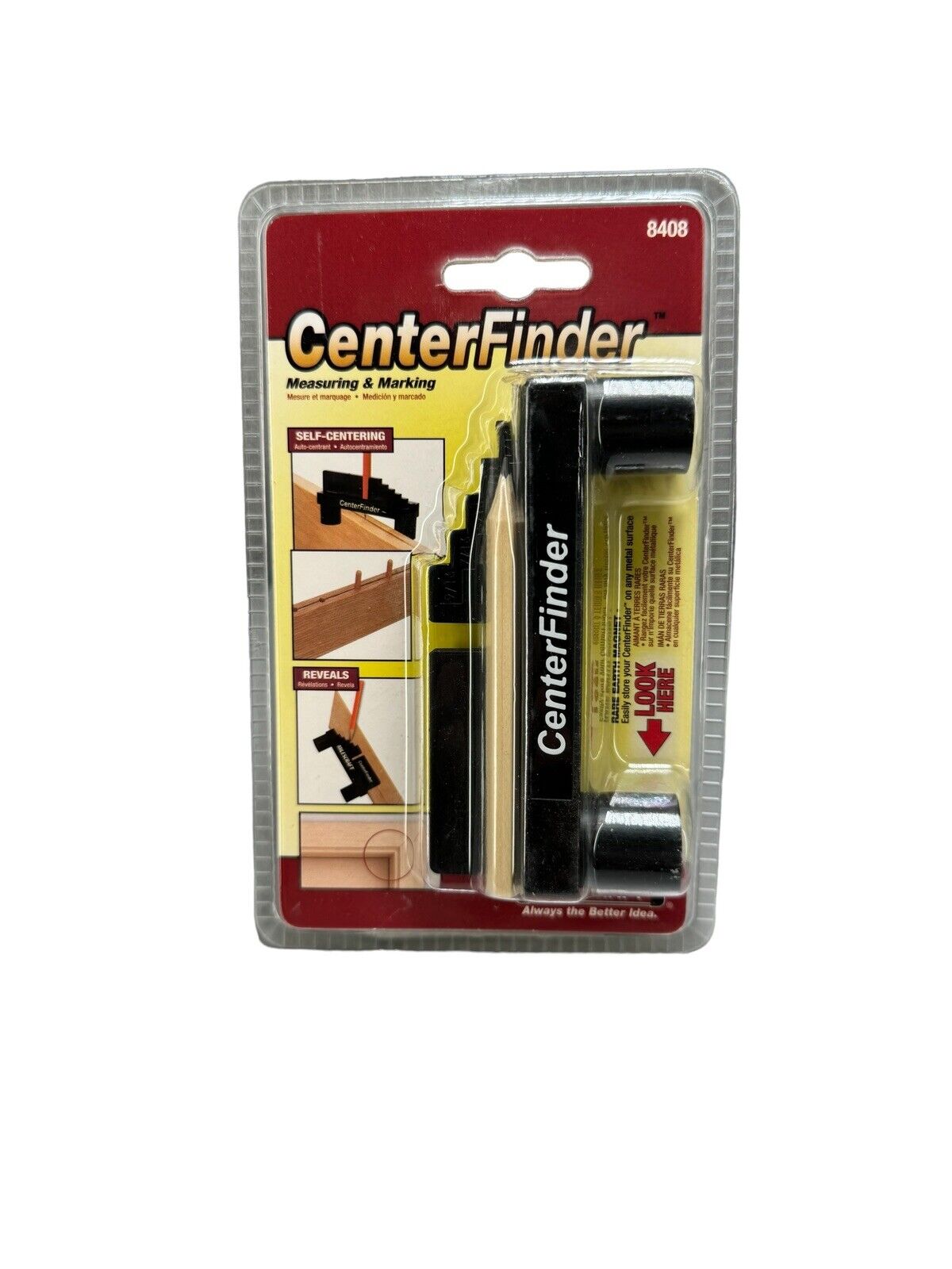 8408 Center Finder Center Scriber And Offset Measuring & Marking Tool