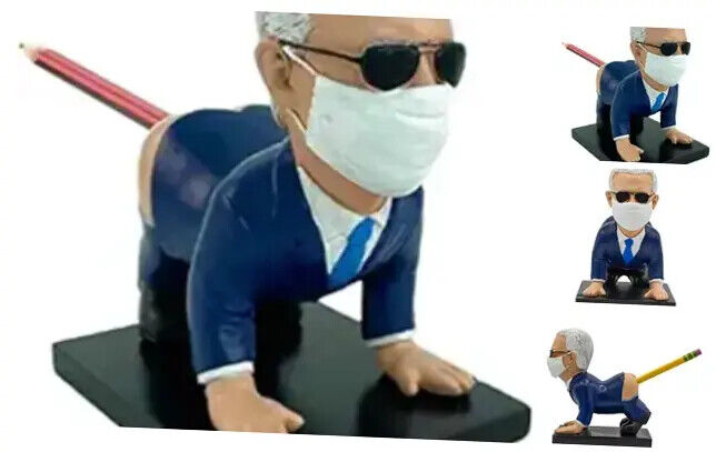  Hide in Biden Pen Holder - Prank for Republican or Democrat. Funny White Mask