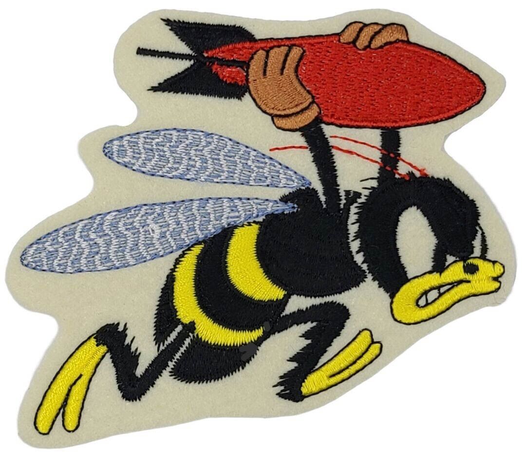 21st Bomber Squadron 1942 Angry Bee Patch |IRON ON SEW  4.5\