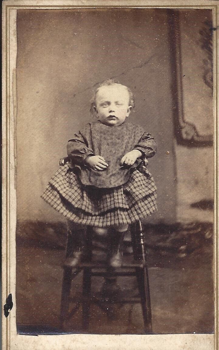Civil War Era Photograph Victorian 1863 Child John P Davis