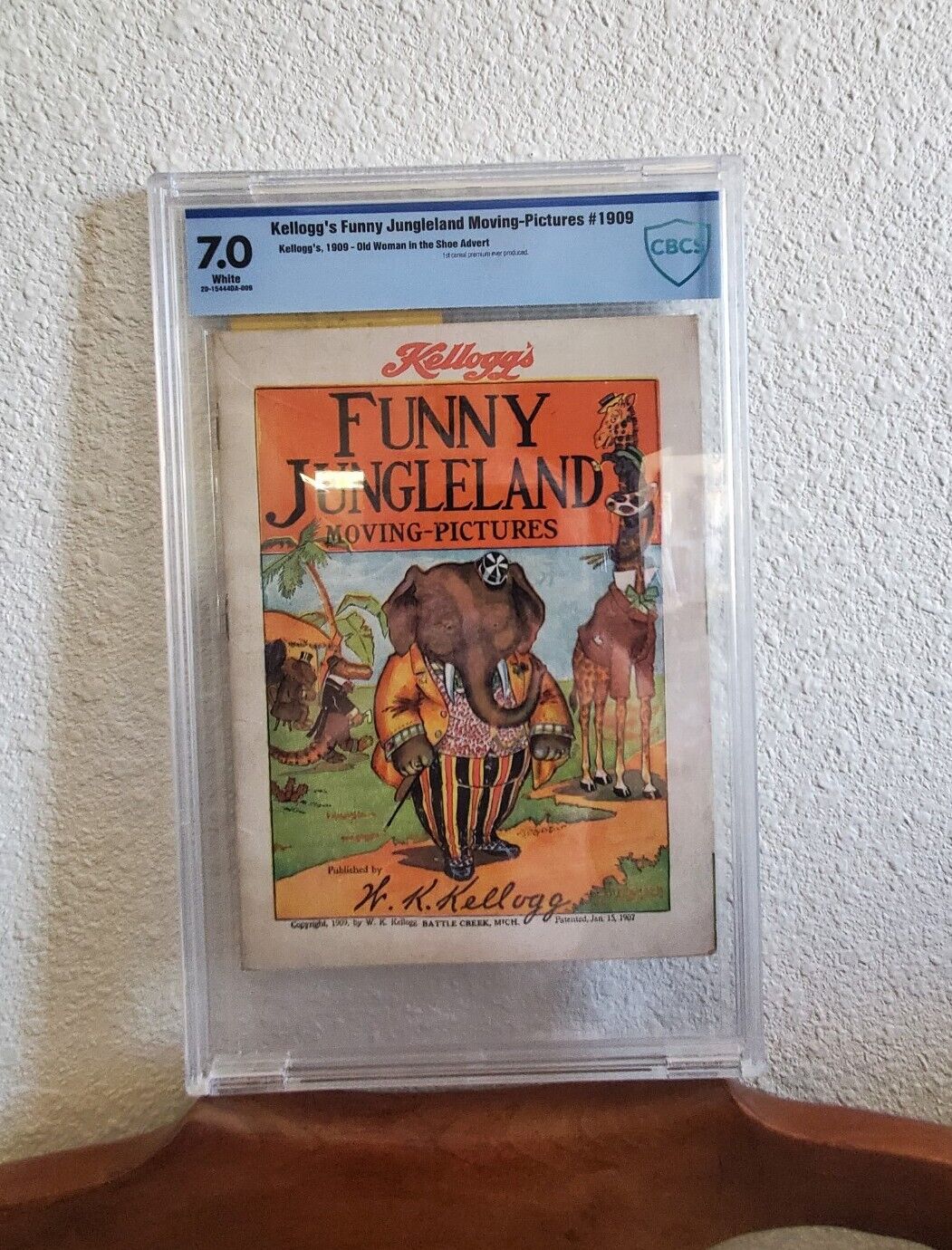 KELLOGG\'S FUNNY JUNGLELAND (CBCS 7.0) HIGHEST AND ONLY GRADED ONE ON EBAY. RARE