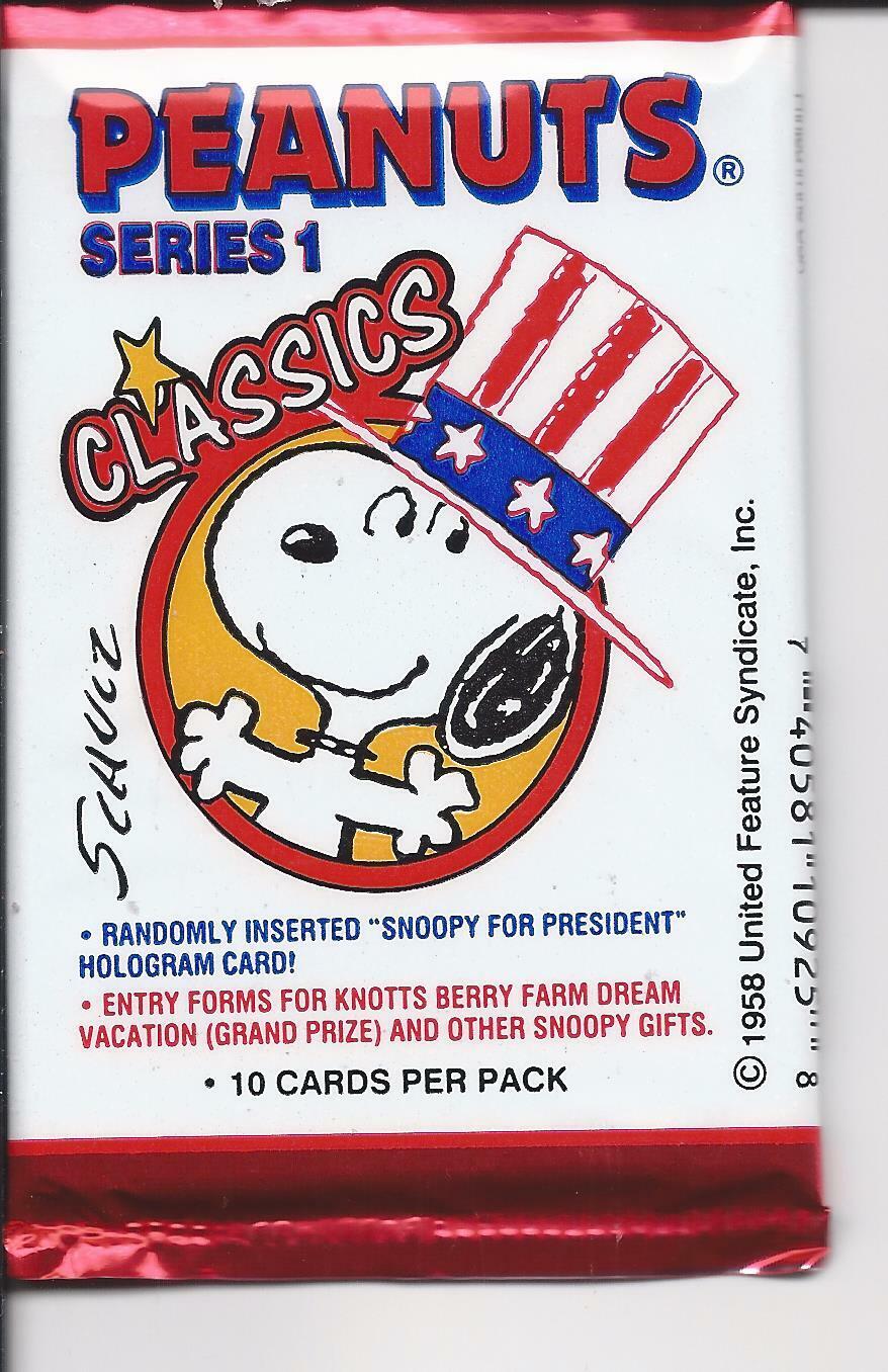 Peanuts   series  1 ,  cards  pack