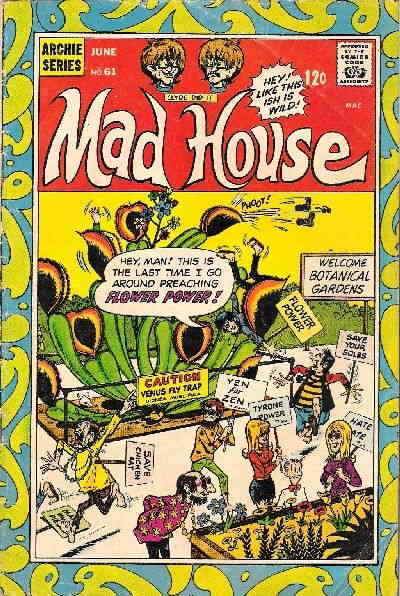 Archie\'s Madhouse #61 FN; Archie | June 1968 Flower Power - we combine shipping