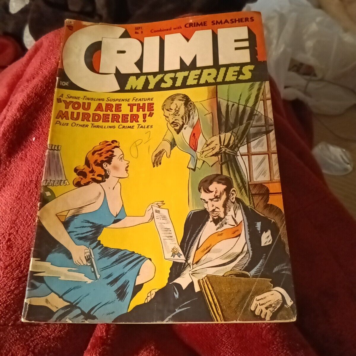 Crime Mysteries Magazine Vol.1 #9 Sept. 1953 golden age horror pre-code violence