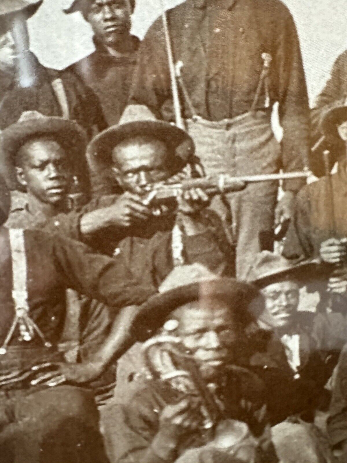 Buffalo Soldiers Spanish-Am. War Sepia Photo 11x14 The American Heritage Gallery
