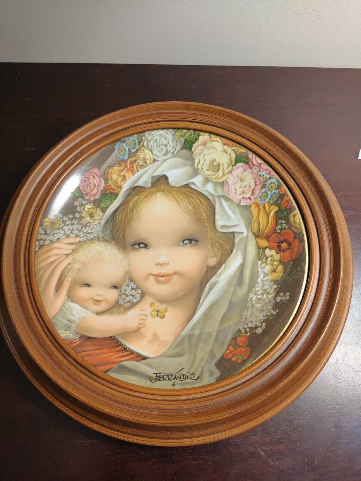 Vintage Juan Ferrandiz  Signed Limited Edition Floral Mother and Child