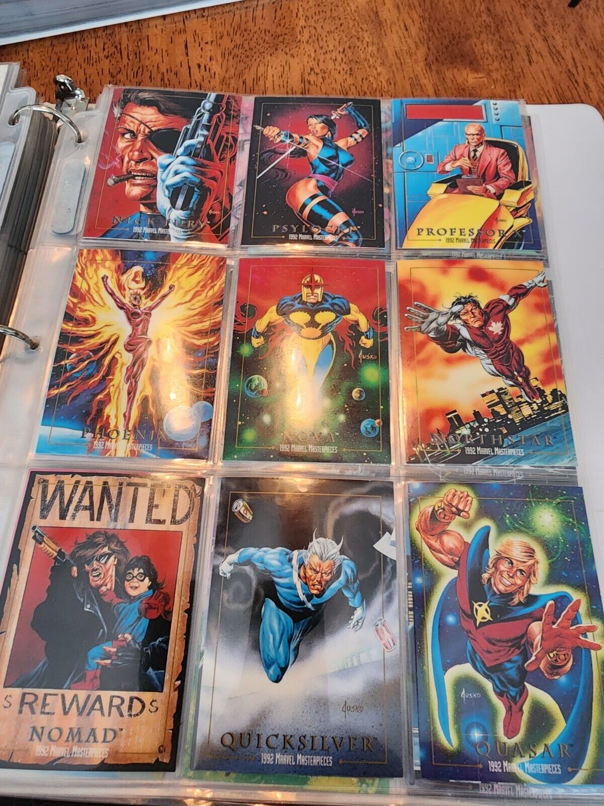 MASSIVE COLLECTION OF MARVEL AND OTHER COMIC  BOOK TRADING CARDS MASTERPIECE SKY