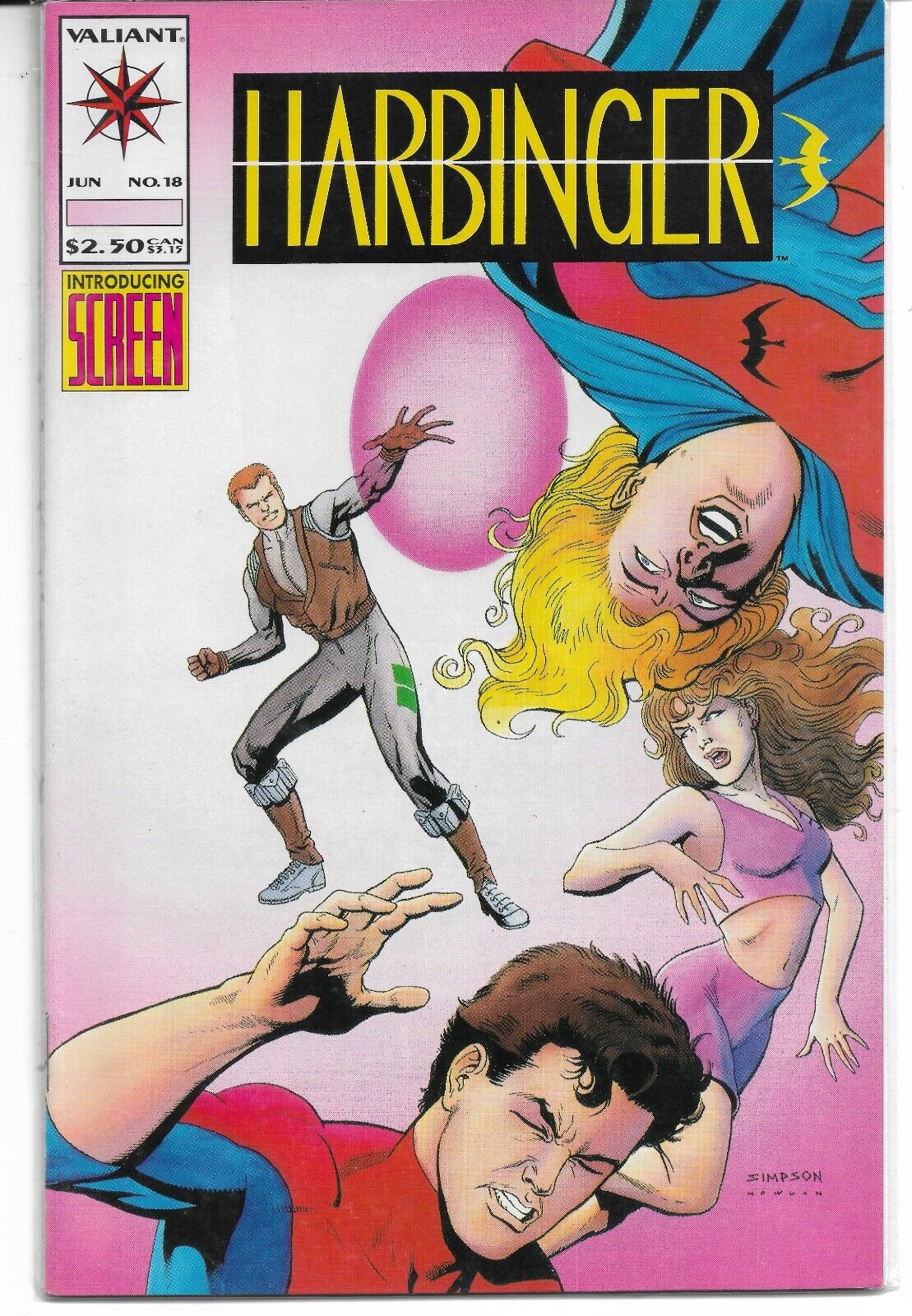 HARBINGER #18 - 1993 Valiant Comics 1st App of Screen