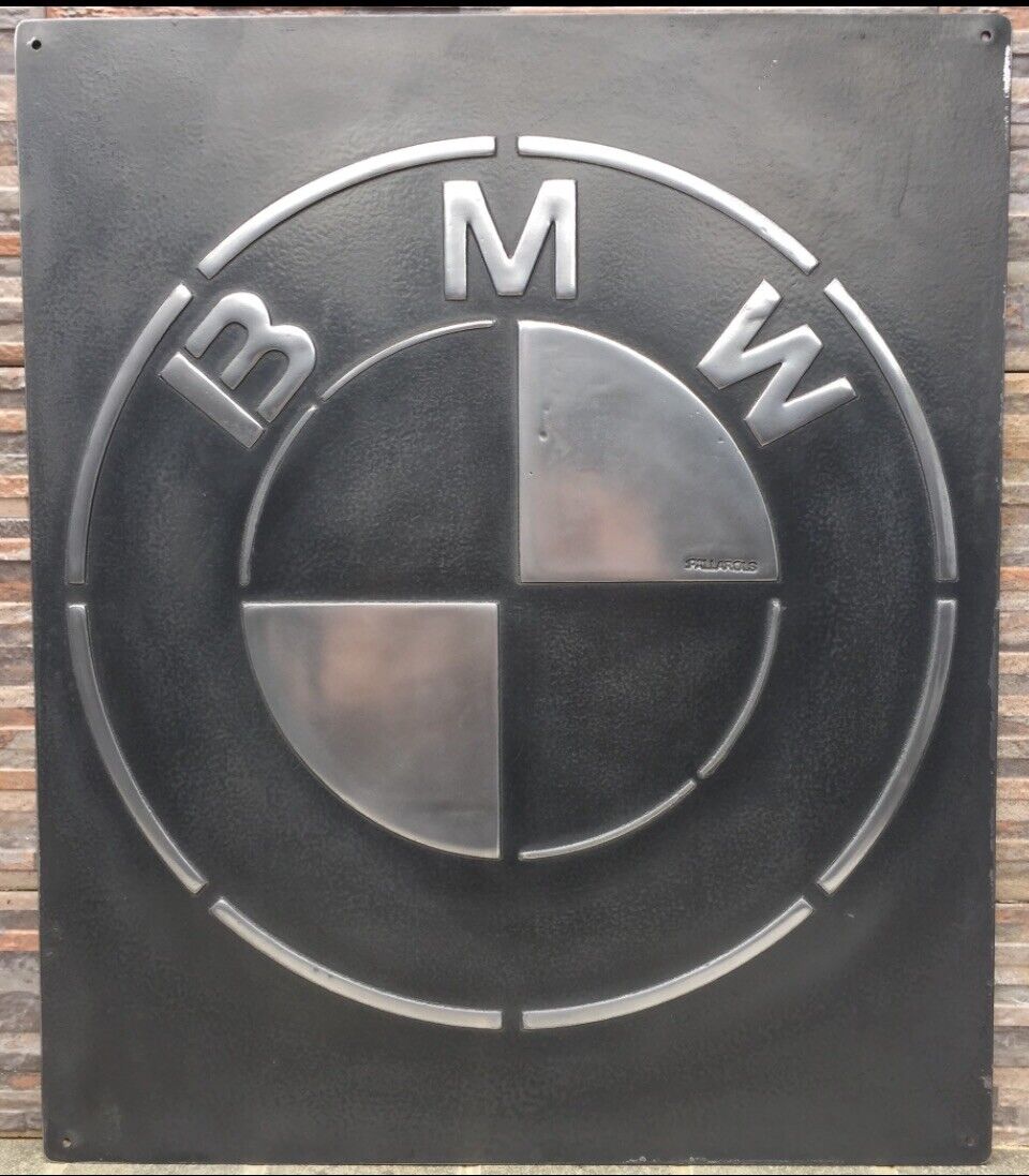 vintage BMW sign