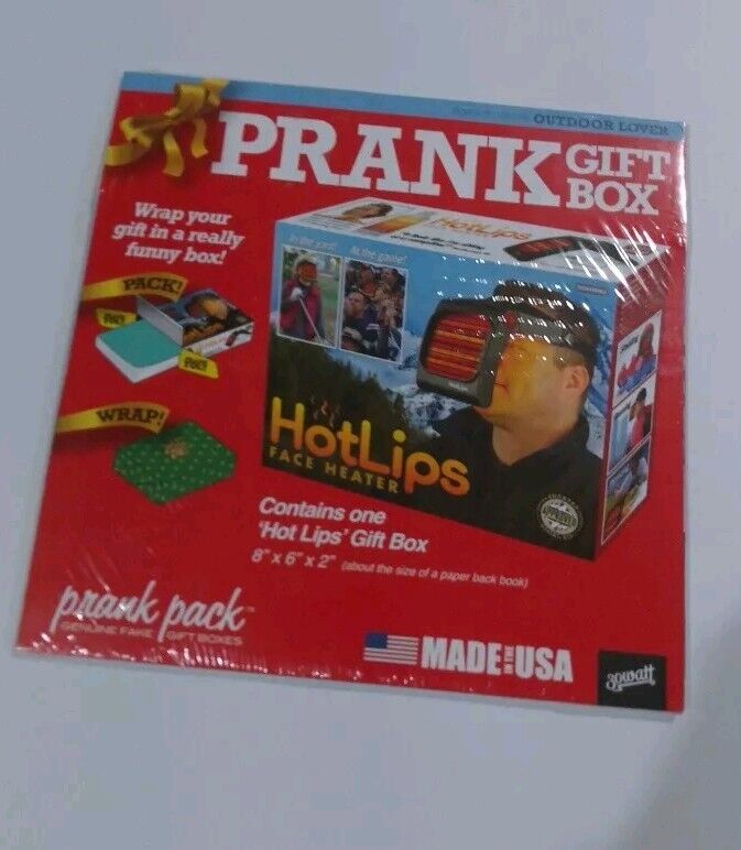 Prank Small HOTLIPS 8x6x2 Funny Joke Camo Gear Gift Wrap Box For Outdoor Lovers