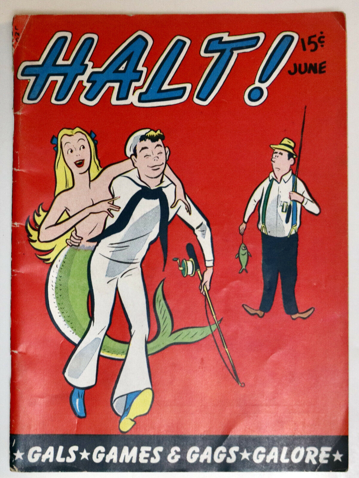 HALT comic book Crestwood Publishing June 1946 Vol 5 No 7  war time military