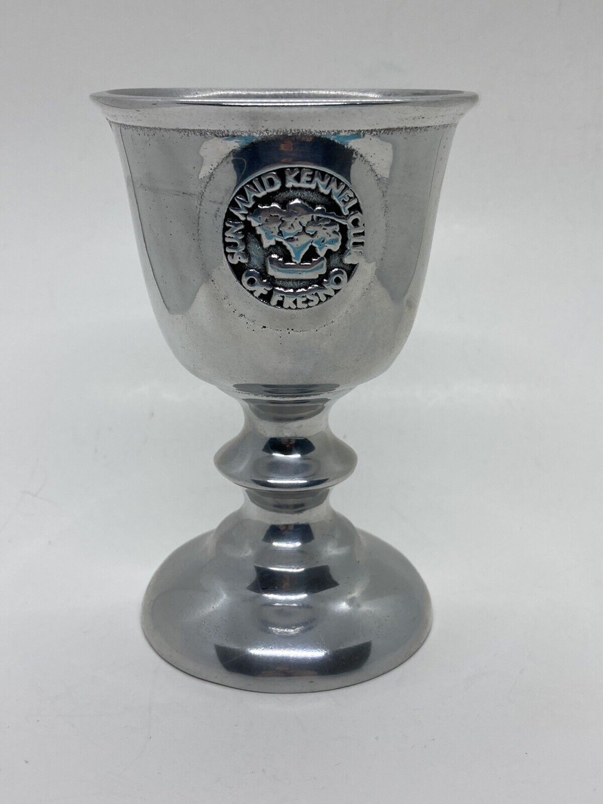Vintage 1940s Sun Maid Kennel Club Chalice Cup Wilton Pewter Ware USA Rare 25