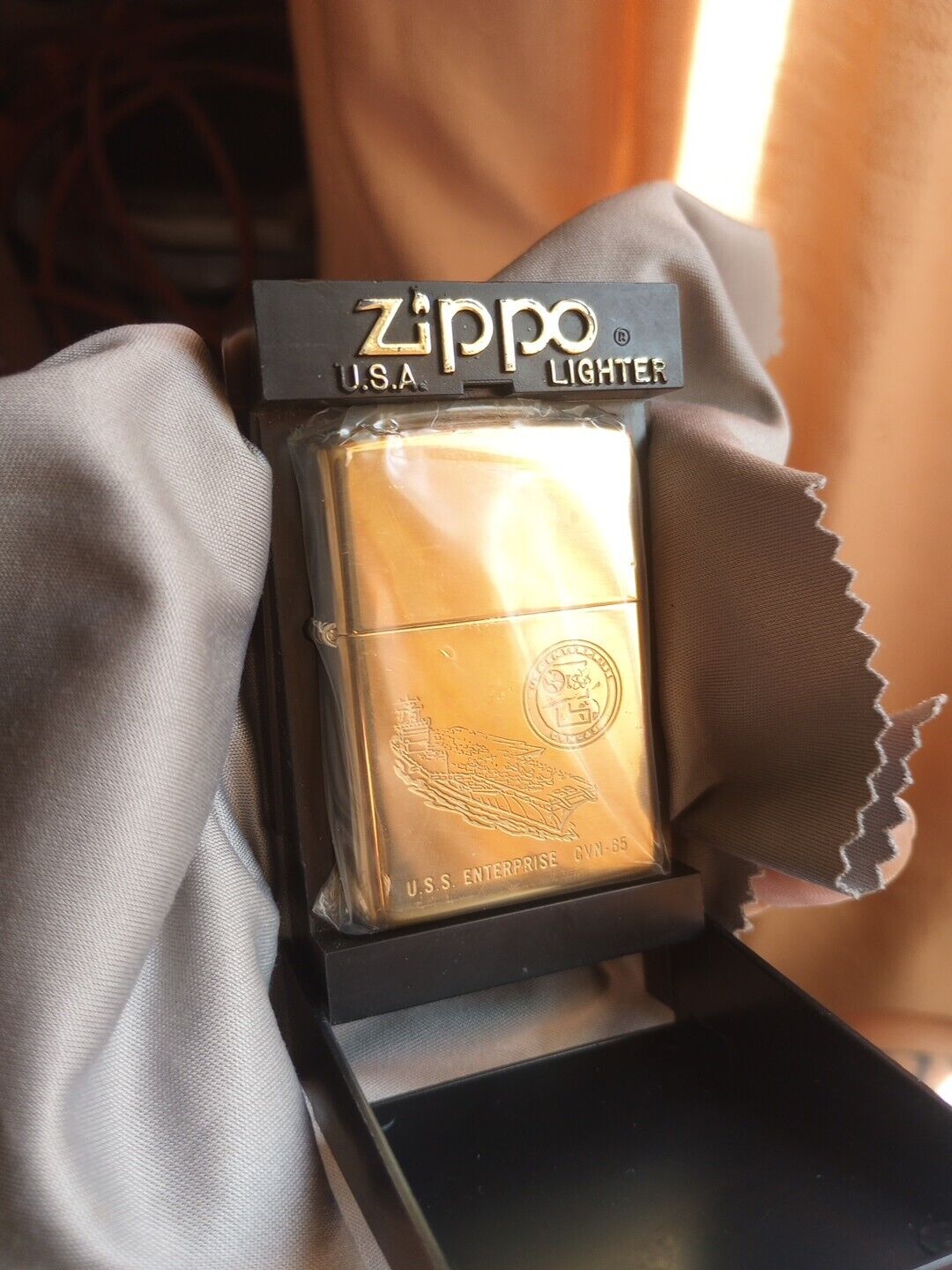 Zippo USS Enterprise Gold
