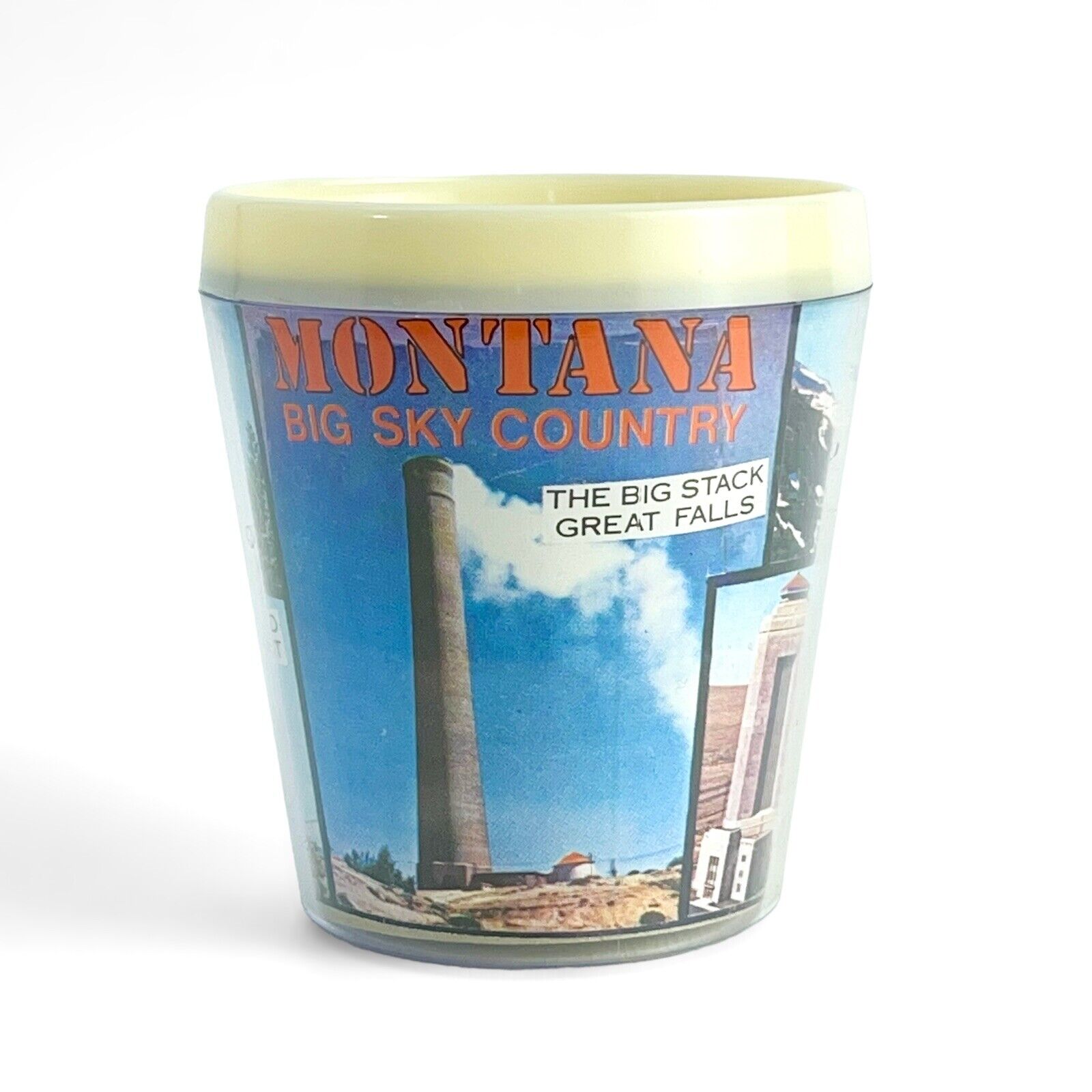 Vintage Montana Souvenir Cup Plastic MCM