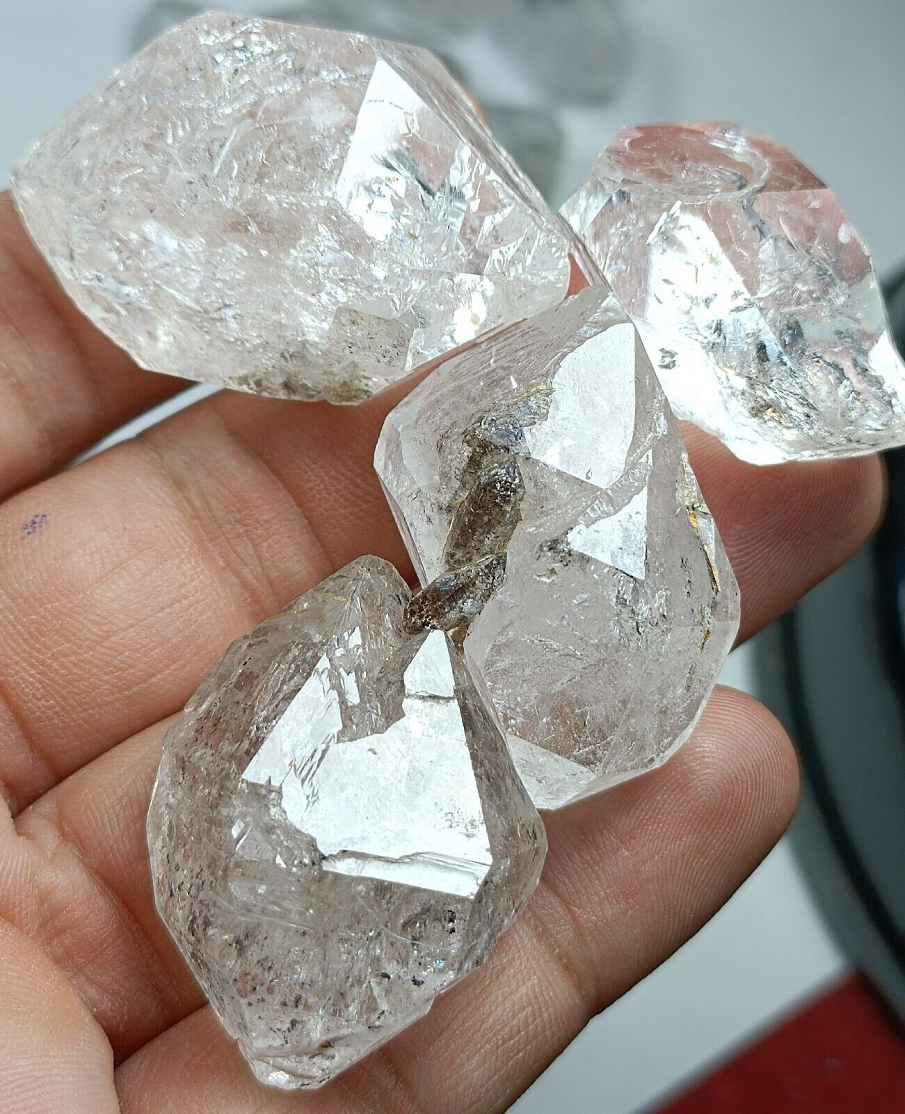 5-KG Nice Quality Diamond Quartz DT Crystals Lot from Balochistan, Pakistan