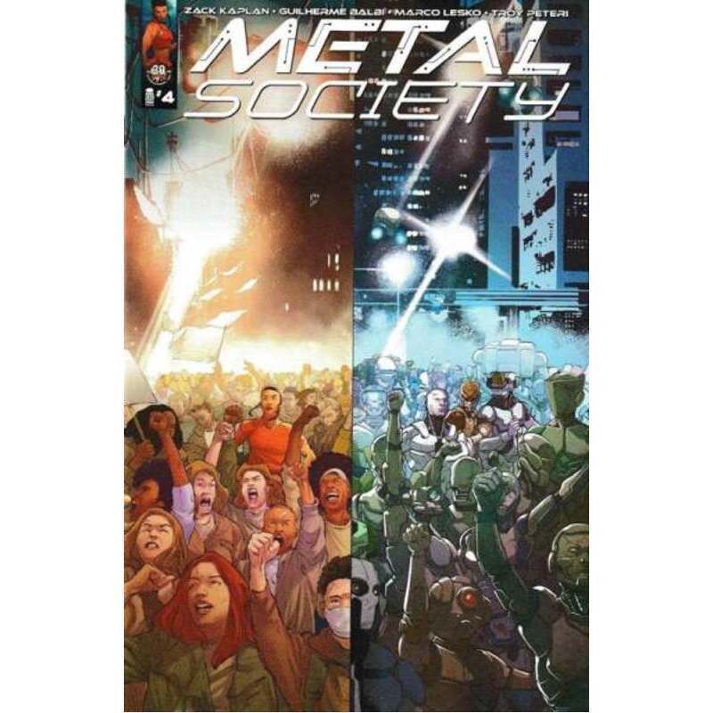 Metal Society #4 in Near Mint condition. Image comics [y]