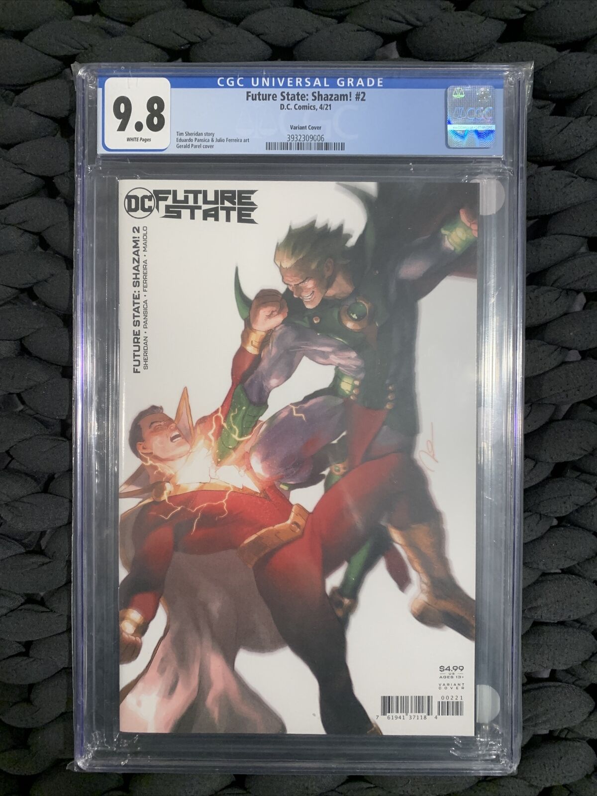 Future State: Shazam #2 Variant Cover Graded by CGC 9.8 (DC Comics, 2021)