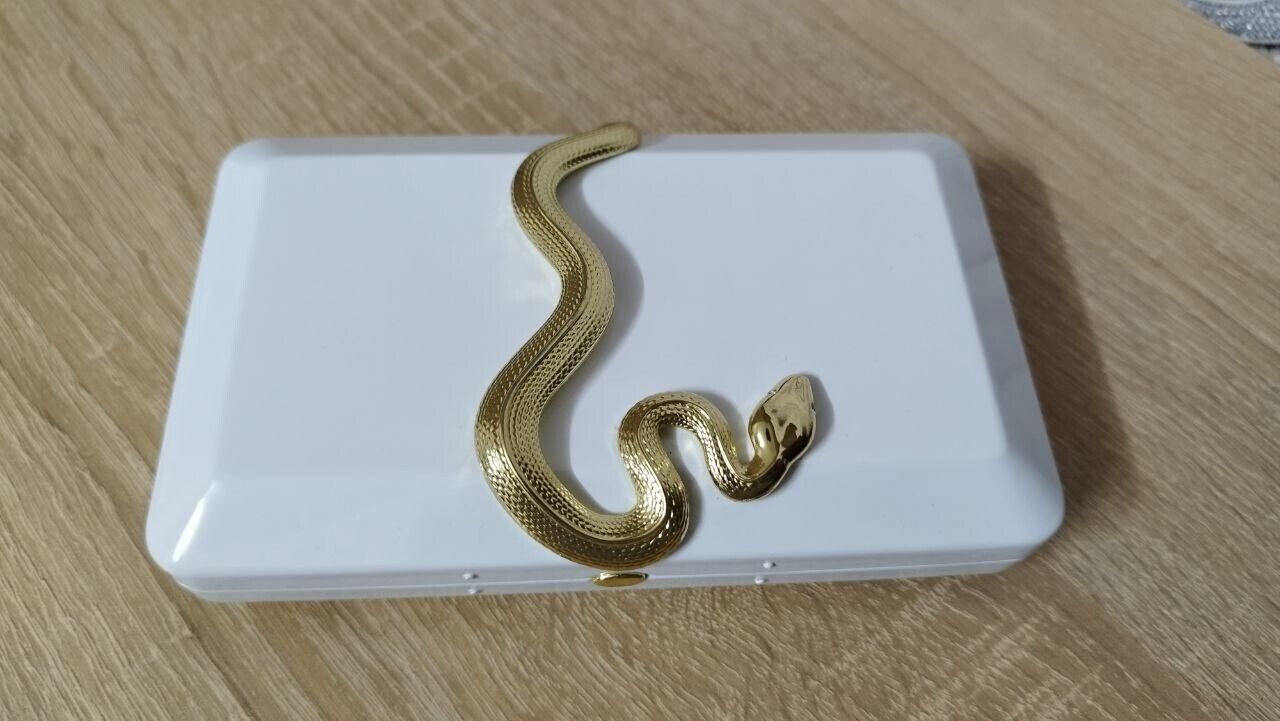Kilian Purfume Case Empty Snake White Clutch - Video