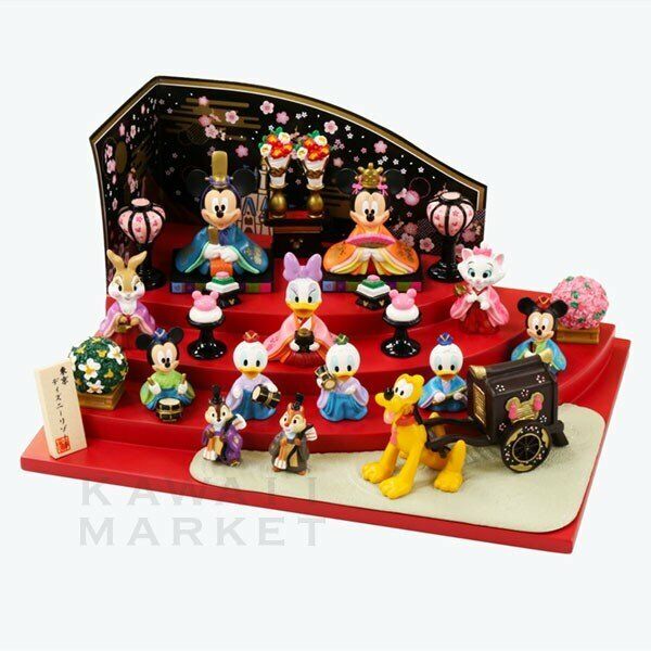 Mickey 2020 Hina doll 4-stage decoration limited Tokyo Disney Resort