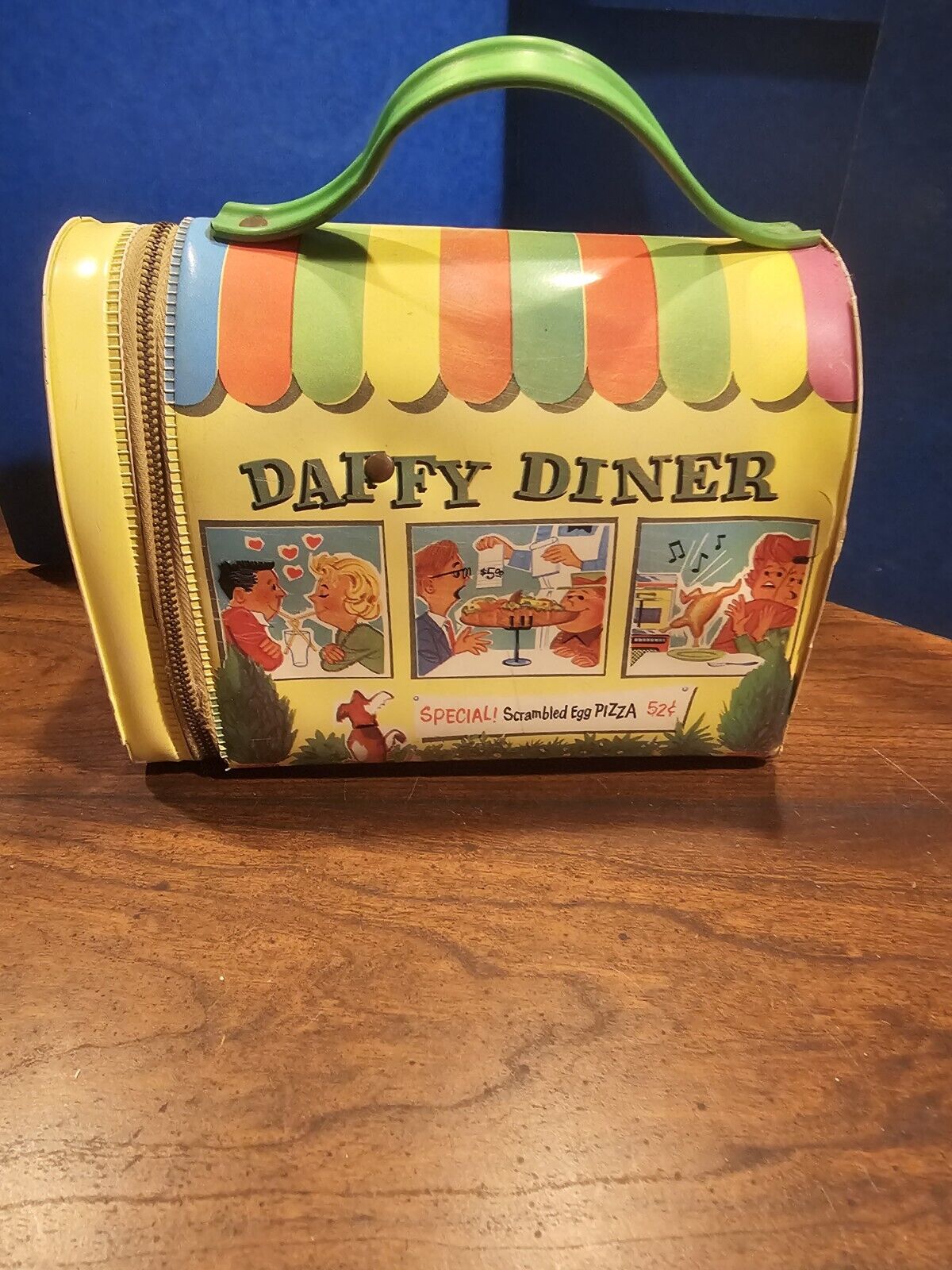 Daffy Diner Vinyl Dome Lunchbox 1960s