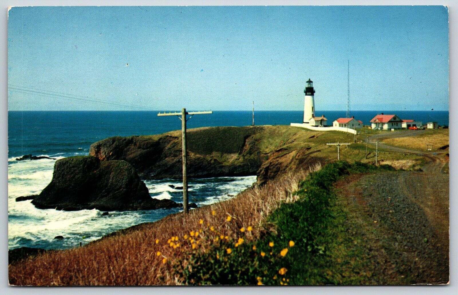Postcard Yaquina Lighthouse, Oregon Coast Highway, Oregon Unposted