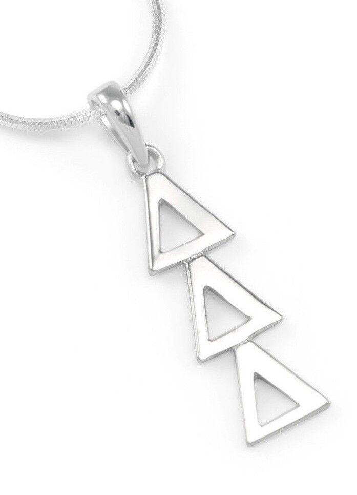 Delta Delta Delta sterling silver lavaliere pendant, NEW***