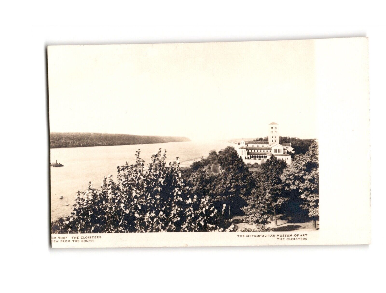 RPPC Vintage Met Museum Art Cloisters Postcard - Scenic View Collectible