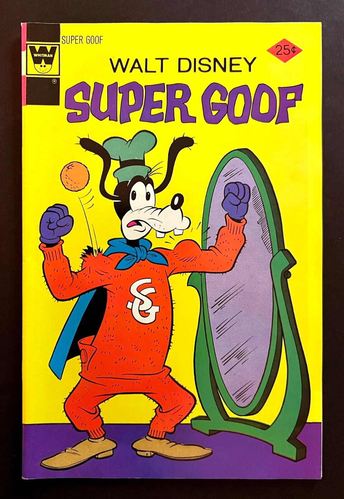 WALT DISNEY SUPER GOOF #36 Hi-Grade Phantom Blot Appearance Whitman 1975