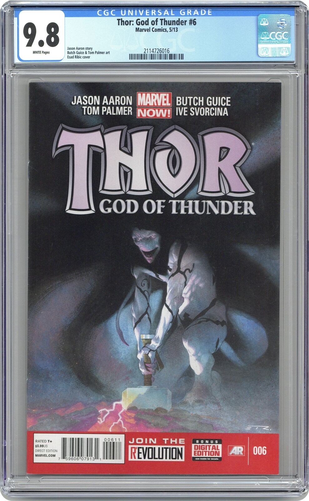 Thor God of Thunder #6 CGC 9.8 2013 2114726016 1st app. Knull