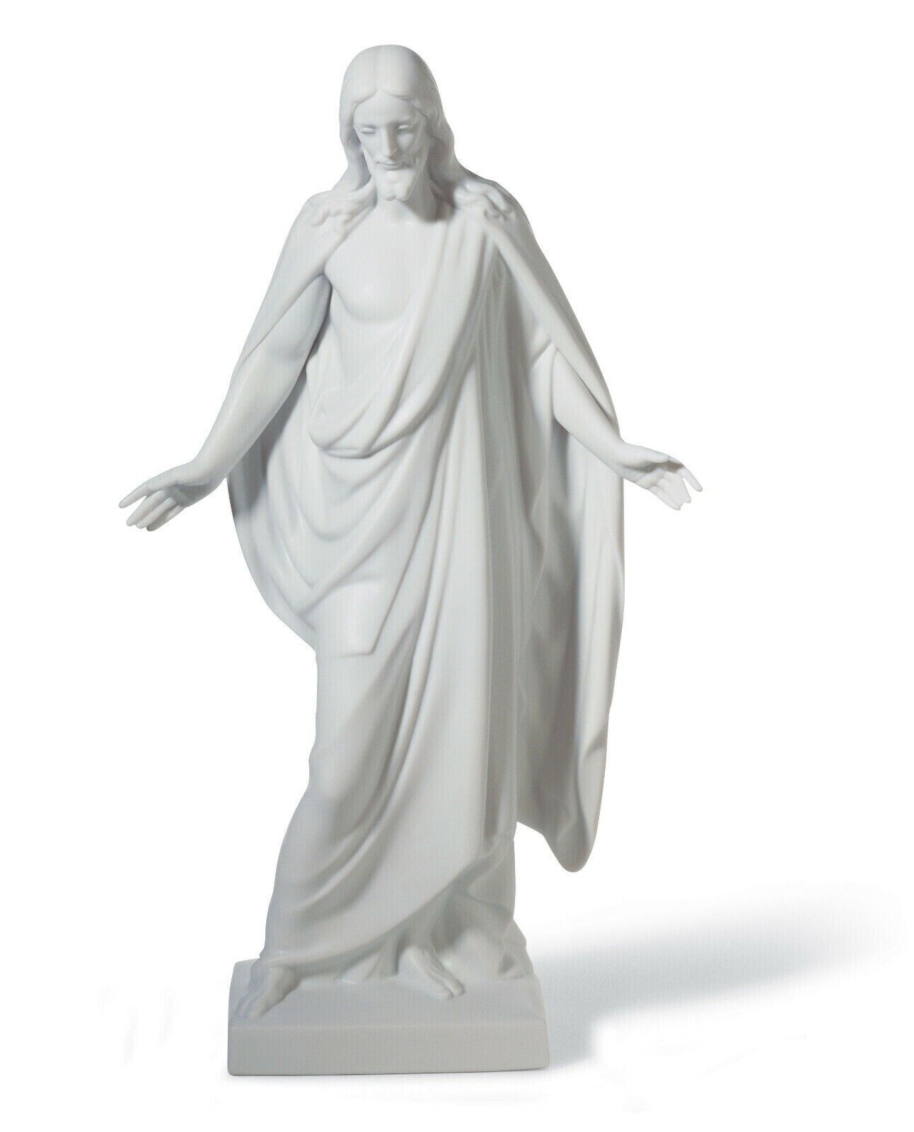 LLADRO, CHRISTUS, JESUS #18217, MATTE-WHITE, BRAND NEW, MINT &BOXED