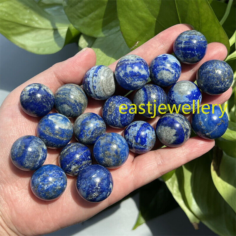 20PCS Wholesale Natural Lapis Lazuli jasper Sphere Quartz Crystal Ball Gem 20mm+
