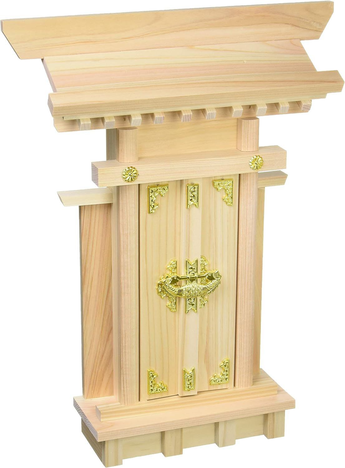Miniature Kamidana Golden Ornament Ver. Japanese Shinto Shrine God Shelf 023