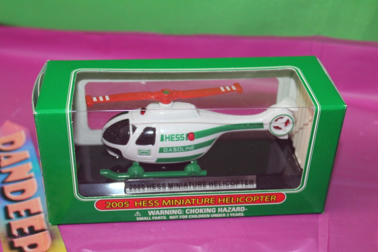 Hess 2005 Miniature Helicopter Holiday Toy Christmas Gift In Box