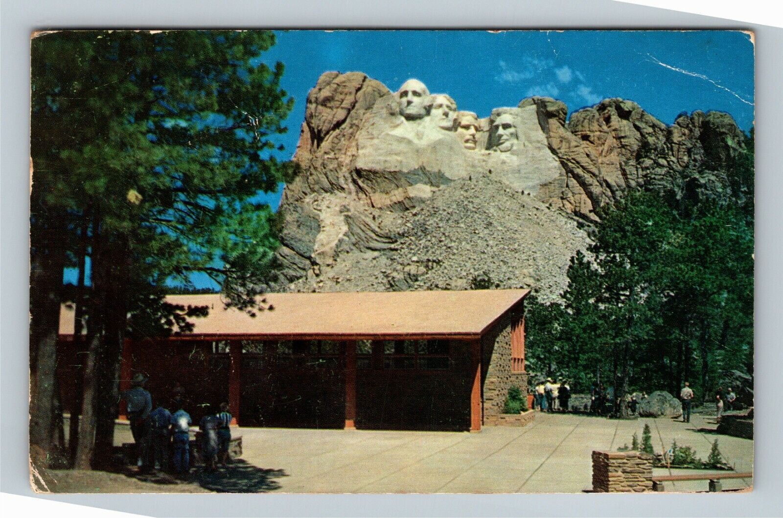 Mount Rushmore, Black Hills, Visitor Center, South Dakota c1960 Vintage Postcard