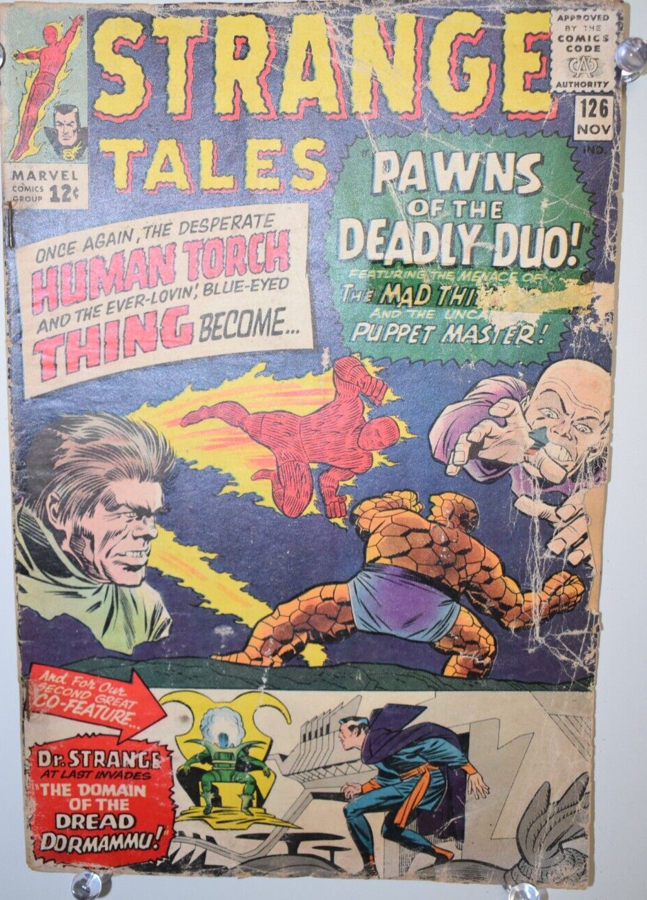 Strange Tales #126 November 1964 - First appearance of Dormammu & Clea - Marvel