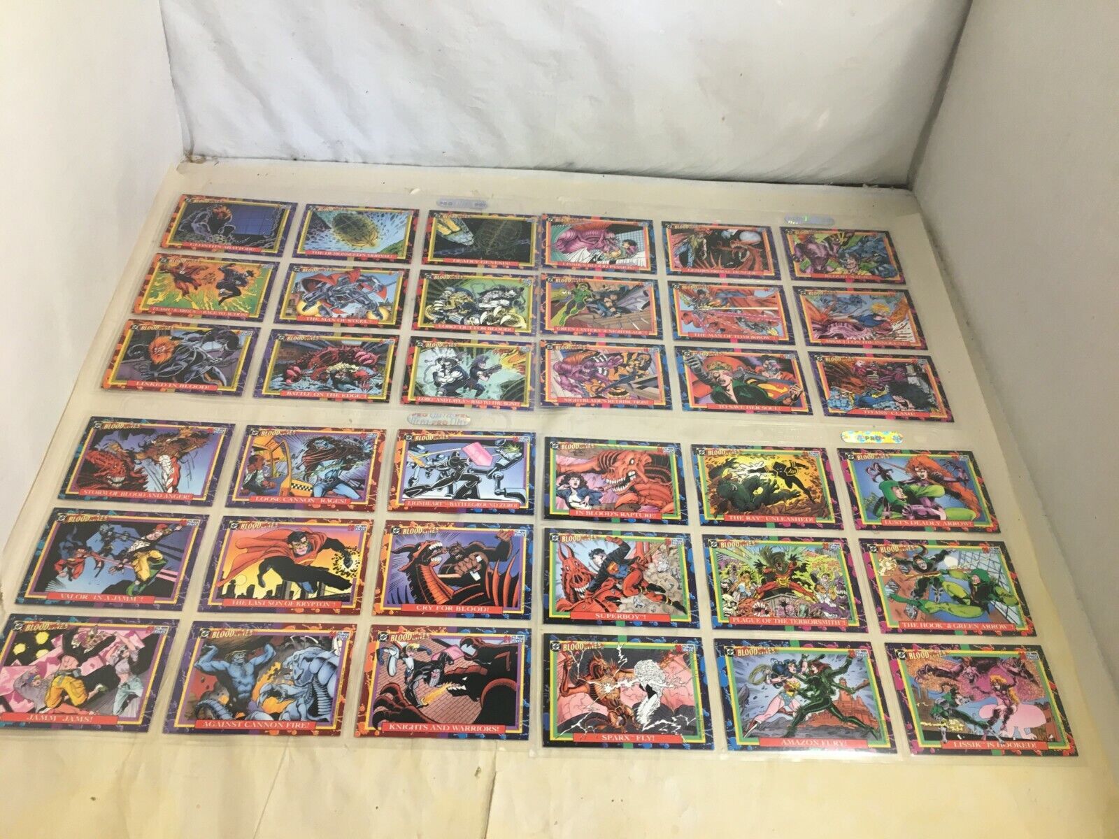 1993 DC Bloodlines Trading Cards Complete Base Set #1-81