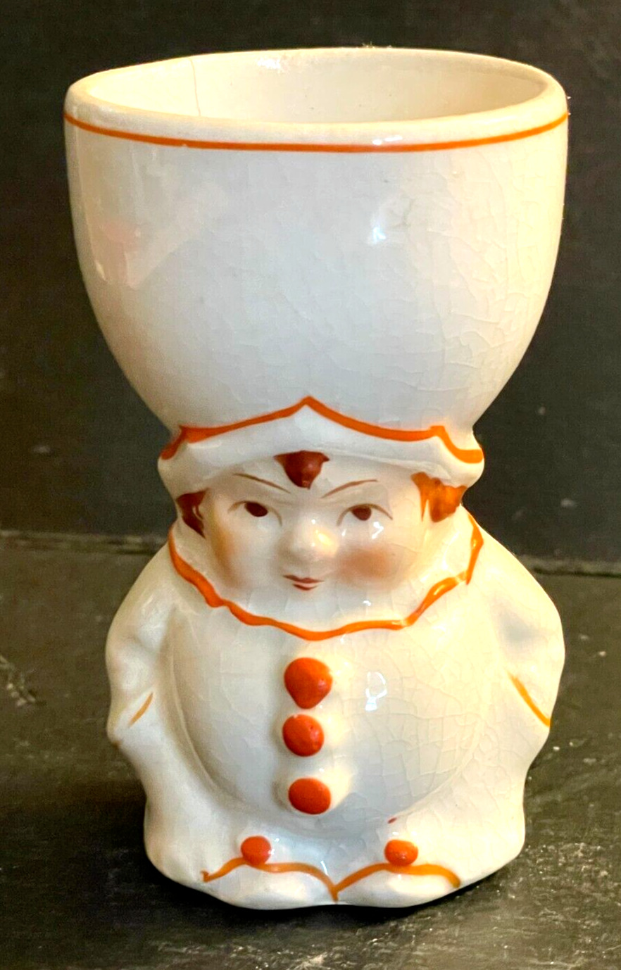 Antique/Vintage Child Clown Eggcup