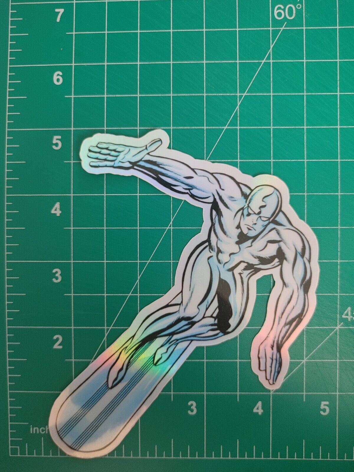 Silver Surfer Fantastic Four 50 Foil Sticker