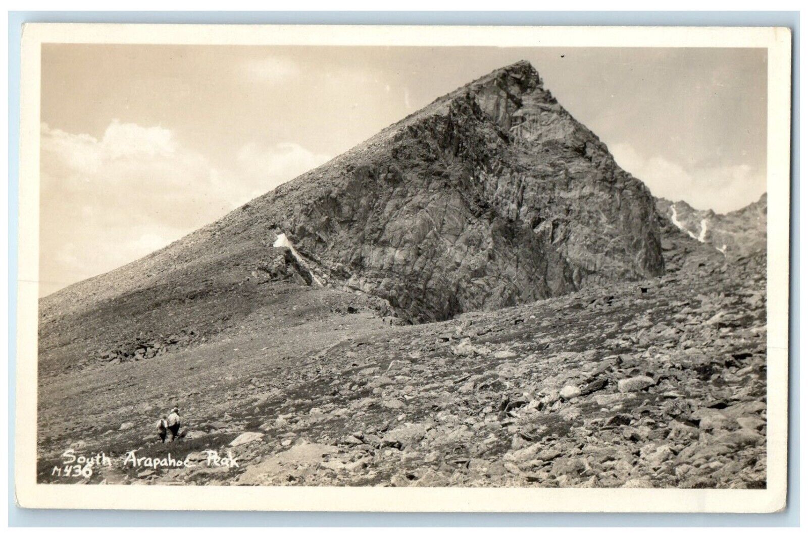 c1910's South Arapahoe Peak Rocky Mountains Colorado CO RPPC Photo Postcard